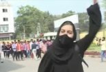 تظاهرات مردم بنگلادش در حمایت از مسلمانان هند